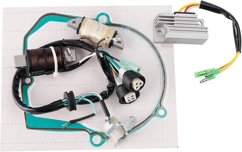 Artudatech الجزء الثابت منظم المعدل طوقا لياماها YFM80 الغرير 80 1985-1988 لياماها YFM80U Moto-4 80 1988 لياماها YFM100 بطل 1987-1988 55X-85560-M0 in Kuwait