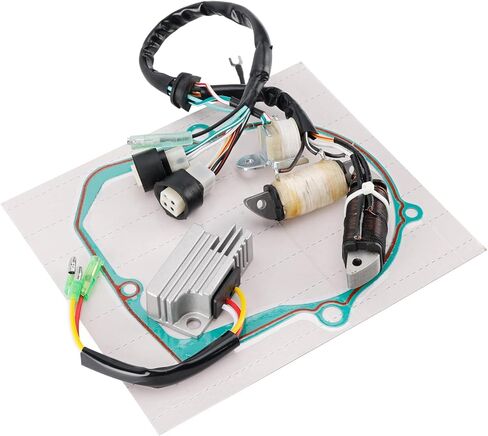 Artudatech الجزء الثابت منظم المعدل طوقا لياماها YFM80 الغرير 80 1985-1988 لياماها YFM80U Moto-4 80 1988 لياماها YFM100 بطل 1987-1988 55X-85560-M0 in Kuwait