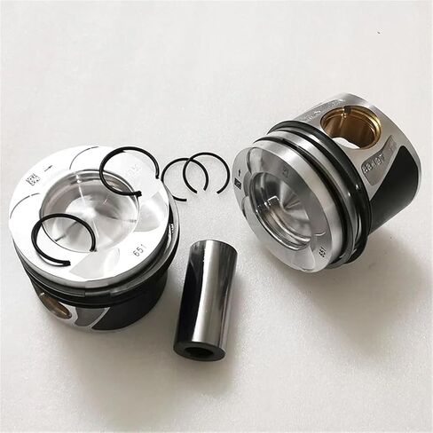 4 قطعة 6510300417 6510301017 6510303317 مكبس OEM متوافق مع مرسيدس بنز W204 S204 S212 W212 C200 C250 Sprinter Vito 2.2 CDI OM651 + 0.5 مللي متر in Kuwait