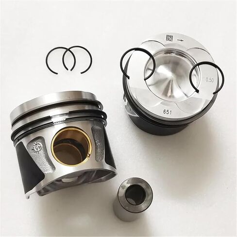 4 قطعة 6510300417 6510301017 6510303317 مكبس OEM متوافق مع مرسيدس بنز W204 S204 S212 W212 C200 C250 Sprinter Vito 2.2 CDI OM651 + 0.5 مللي متر in Kuwait