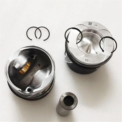 4 قطعة 6510300417 6510301017 6510303317 مكبس OEM متوافق مع مرسيدس بنز W204 S204 S212 W212 C200 C250 Sprinter Vito 2.2 CDI OM651 + 0.5 مللي متر in Kuwait