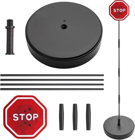 LED Flashing Garage Parking Aids for Cars,Adjustable Height Garage Parking Sensor Stop Sign for Garages as Parkings Assist & Warning,Universal Garages Stopper for Parkings Car in Saudi Arabia
