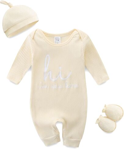 هيكيدو الوليد بيبي بوي فتاة رومبير ملابس المنزل القادمة بذلة قبعة قفاز قطعة واحدة السروال القصير in Kuwait