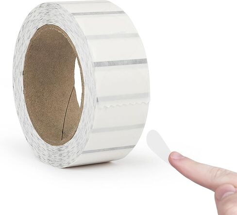 NextDayLabels Clear Circle Stickers - 1,000 Count 1.5" Round Sealing Labels on Roll - Clear Wafer Stickers for Packaging, Mailing, Retail, Crafts, and Envelopes - Made in USA in Saudi Arabia