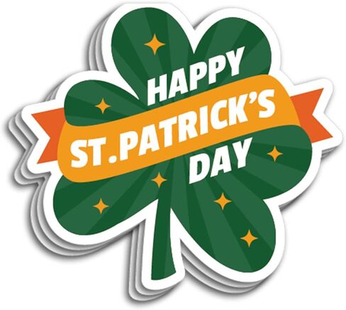 200 PCS St. Patrick's Day Business Packaging Stickers,I Am so Lucky to Have a Customer Like You,Clover Stickers for Envelopes Shipping Boxes Gift Packaging in Saudi Arabia