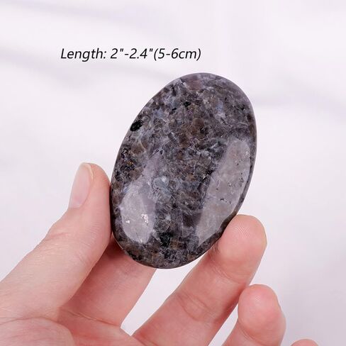 3 قطعة لهب بيضاوي حجر يوبيرلايت 2 "-2.4" لصخور النافورة ديكور بلورات استشفاء يوبيرلايت حجر قلق النخيل in Kuwait