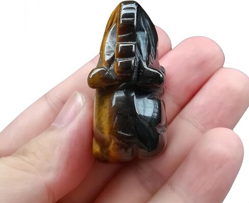 Natural Amazonite Hand Carved Elephant Crystals and Healing Stones,1.5 Inches Animal Figurines Gemstone Indoor Decorative Stone in Saudi Arabia