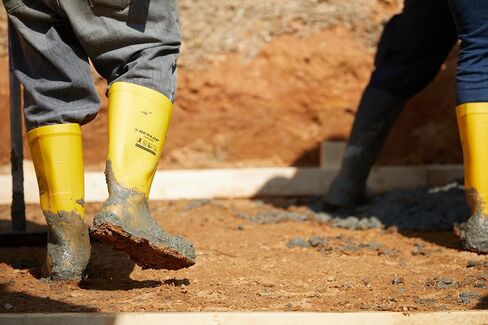 أحذية DUNLOP الواقية، Acifort JobGUARD أمان كامل، مقاومة للماء بنسبة 100%، مادة بولي كلوريد الفينيل، مقدمة فولاذية، أحذية مطاطية، للجنسين، أصفر، مقاس 5-15 in Saudi Arabia
