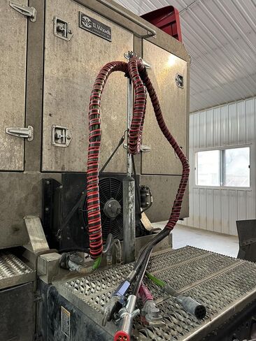 Outback Wrap - Anaconda Hydraulic Hose Management Protector and Tagging Wraps for Farming and Agriculture Equipment, Tractors, Harvesters, Planters, and Sprayers 32mm Diameter- 80 Foot (Red) in Kuwait