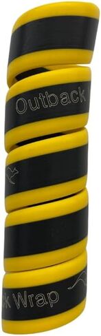 Outback Wrap - Anaconda Hydraulic Hose Management Protector and Tagging Wraps for Farming and Agriculture Equipment, Tractors, Harvesters, Planters, and Sprayers 32mm Diameter- 80 Foot (Red) in Kuwait