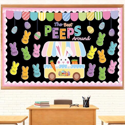 ديكورات لوحة إعلانات عيد الفصح، 76 قطعة من مجموعة ديكورات الفصول الدراسية لعيد الفصح الربيعي، قطع أرنب بيض عيد الفصح، لوحة إعلانات عيد الفصح، ديكورات اللمحات للفصول المدرسية والمنزل والمكتب وديكور عيد الفصح الربيعي in Kuwait