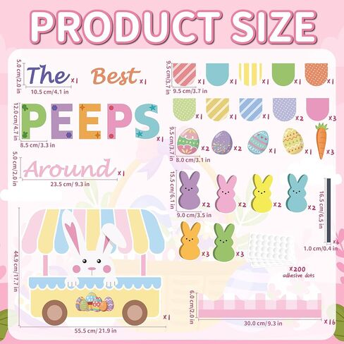 ديكورات لوحة إعلانات عيد الفصح، 76 قطعة من مجموعة ديكورات الفصول الدراسية لعيد الفصح الربيعي، قطع أرنب بيض عيد الفصح، لوحة إعلانات عيد الفصح، ديكورات اللمحات للفصول المدرسية والمنزل والمكتب وديكور عيد الفصح الربيعي in Kuwait