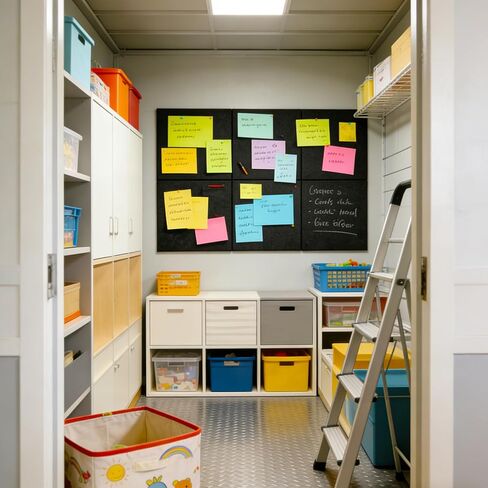 لوحة إعلانات من اللباد، لوحة فلين كبيرة مقاس 91.44 سم × 60.96 سم، 6 عبوات من بلاط الحائط اللباد مع 35 قطعة من دبابيس الدفع، ولوحات الدبوس للمكتب والمنزل والفصول الدراسية in Kuwait