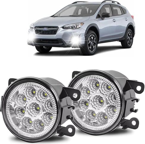 مصابيح الضباب 3.5 بوصة OEM 19626500 لـ SUBARU CROSSTREK 2018-2024 المصد الأمامي H8 LED مصابيح الضباب الخفيف اليسار الأيمن للسائق والركاب تجميعات مصابيح الضباب شعاع، 6000K شعاع أبيض، فائق السطوع. 2-حزمة. in Kuwait