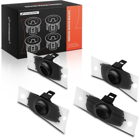 A-Premium 4-PC Rear Inner and Outer Parking Assist Sensor Retainer Bezels Compatible with Toyota Models - Venza 2021-2024, Sequoia 2023-2024 in Saudi Arabia
