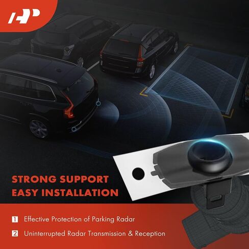 A-Premium 4-PC Rear Inner and Outer Parking Assist Sensor Retainer Bezels Compatible with Toyota Models - Venza 2021-2024, Sequoia 2023-2024 in Saudi Arabia