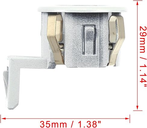 X AUTOHAUX 89348-33060 Car Rear Bumper Parking Sensor Retainer Holder Replacement for Toyota Sienna Sequoia for Lexus GX460 Pearl White in Saudi Arabia