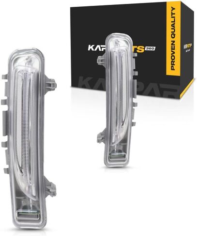 CarLights360: لمجموعة مصابيح وقوف السيارات Ford Edge 2011 2012 2013 2014 جانب الركاب مع مصابيح LED من النوع CAPA بديل معتمد لـ FO2521186 | بي تي 4 زي 13200 أ in Saudi Arabia