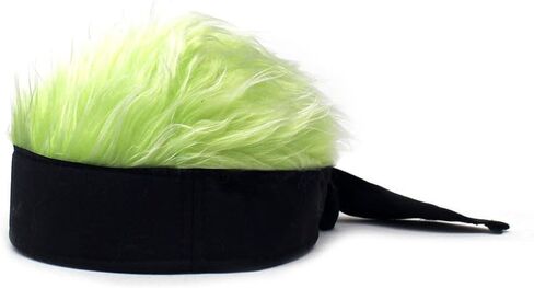 YEKEYI Halloween Novelty Hair Hats Spiked Funny Skull Hat Adjustable Wig Hat with Hair in Saudi Arabia