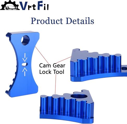 Timing Belt Installation Cam Gear Lock Tool Blue Compatible with Honda Acura B16 B18C1 B18C5 VTEC Engine Models in Kuwait