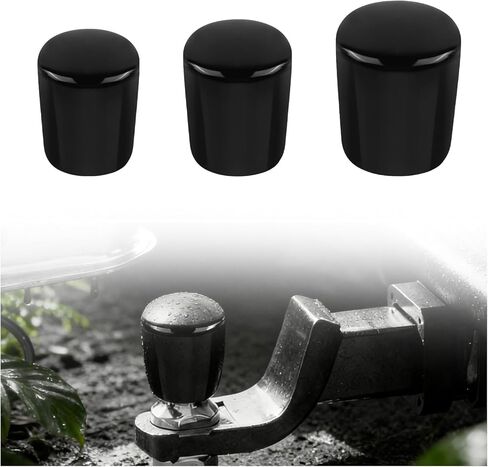 3PCS Trailer Hitch Ball Cover Kit,Multi-Size Trailer Ball Cover Kit for 1-7/8",2",2-5/16",Universal Trailers Hitch Covers Car Accessories for Protecting Trailers Hitches Balls in Saudi Arabia