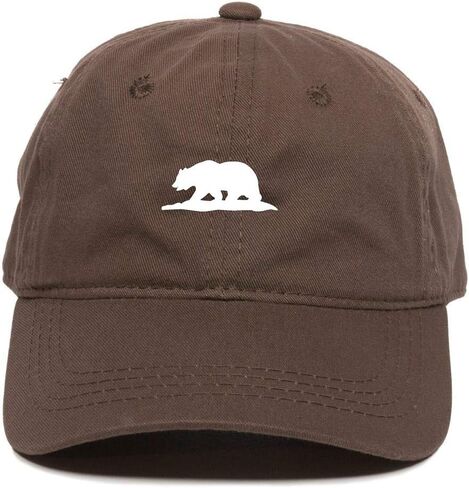 DSGN By DNA California Bear Baseball Cap Embroidered Cotton Adjustable Dad Hat in Saudi Arabia