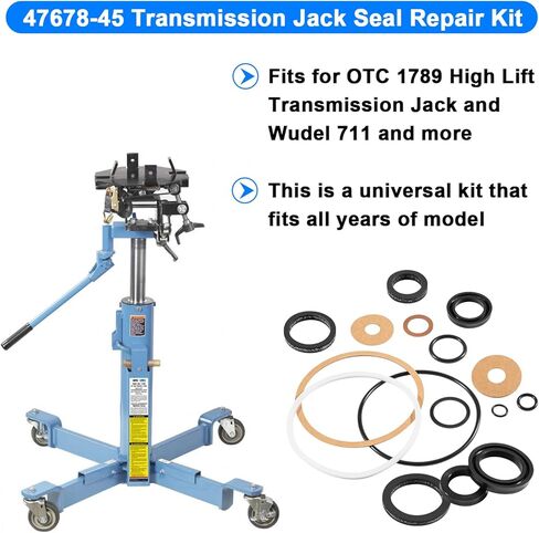 Transmission Jack Seal Repair Kit replacement for 47678-45 & WU711K,Repair Rebuild Kit for Wudel 711/OTC 1789 High Lift Transmission in Saudi Arabia