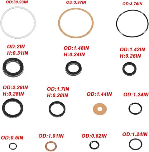 Transmission Jack Seal Repair Kit replacement for 47678-45 & WU711K,Repair Rebuild Kit for Wudel 711/OTC 1789 High Lift Transmission in Saudi Arabia