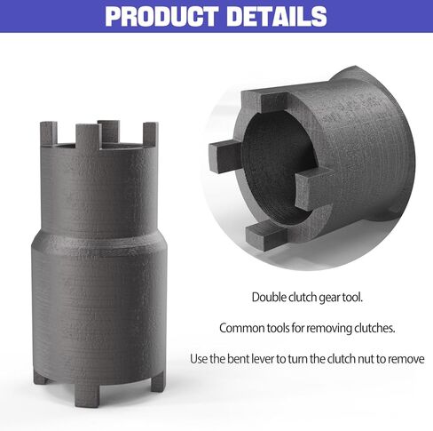 17 Teeth Semi Automatic Clutch Assembly with Lock Nut Spanner Tool for 50cc 110cc 125cc 135cc ATV Quad Go Kart Dirt Bike Roketa Kazuma JCL NST SUNL Taotao in Kuwait
