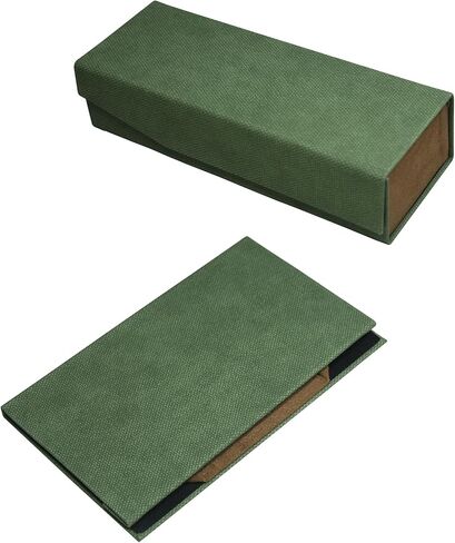 حافظة نظارات مربعة قابلة للطي، حافظات نظارات بإغلاق مغناطيسي، صندوق نظارات قصر النظر والقراءة للنساء والرجال in Kuwait