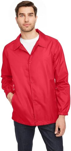 Team 365 Adult Zone Protect Coaches Jacket L Sport RED in Kuwait