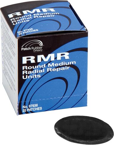 Myers Tire Supply Patch Rubber Company Plug and Patch Kit 1/8" – Includes 20 Plug Stems with Pilot Wire & 25 RMR Small Round Tire Repair Patches in Saudi Arabia