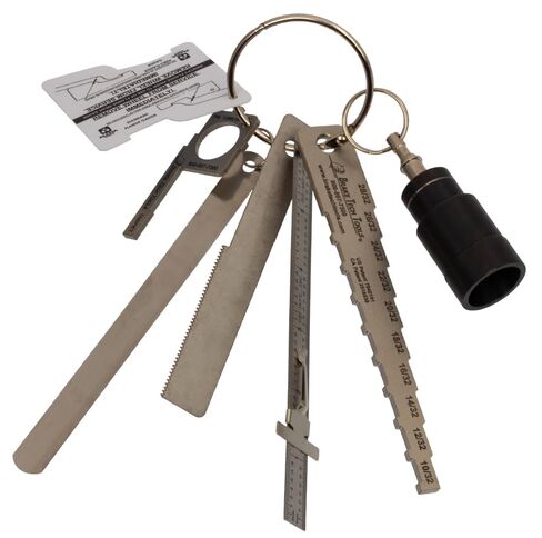 Myers Tire Supply Tire Inspection & Tool Kit for Fleets and Commercial Use – Complete Diagnostic Set with M22 Gauge Check, Thread Pitch Gauge, Brake Inspector, Rim Check & More in Saudi Arabia