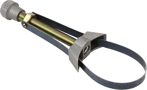 Oil Filter Strap Wrench Removal Tool – Auto Car Adjustable Oil Filter Remover Strap 60–120mm Diameter with Heavy Duty Cap Spanner Wrench, Tool for Truck, Car, fit for Honda Yamaha Suzuki, 1pc in Saudi Arabia