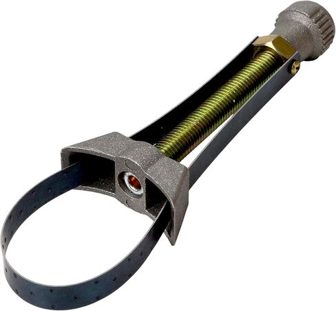 Oil Filter Strap Wrench Removal Tool – Auto Car Adjustable Oil Filter Remover Strap 60–120mm Diameter with Heavy Duty Cap Spanner Wrench, Tool for Truck, Car, fit for Honda Yamaha Suzuki, 1pc in Saudi Arabia