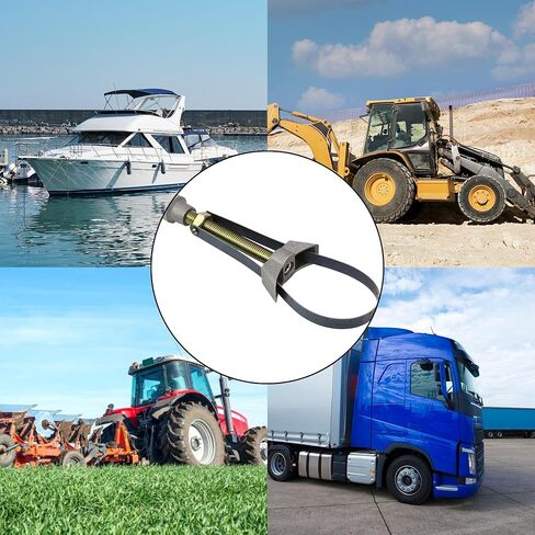Oil Filter Strap Wrench Removal Tool – Auto Car Adjustable Oil Filter Remover Strap 60–120mm Diameter with Heavy Duty Cap Spanner Wrench, Tool for Truck, Car, fit for Honda Yamaha Suzuki, 1pc in Saudi Arabia