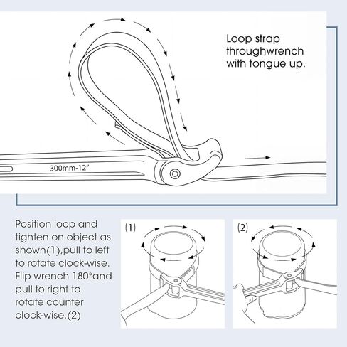 2 Pcs Adjustable Aluminum Oil Filter Strap Wrench Set,12 & 16-inch Pipe Wrench with Nylon Strap for Replacing Oil Filter Removal Tool for Tight Spaces,PVC Junctions in Saudi Arabia