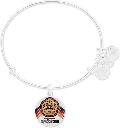 Alex and Ani Disney Parks Epcot 35th Anniversary Charm Bracelet (Silver) in Saudi Arabia