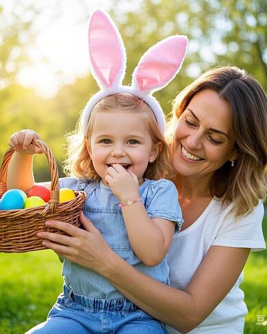 شونين سلة عيد الفصح حشو الهدايا الأساور للأطفال الفتيات المراهقين، سلة عيد الفصح أساسيات هدايا يسوع المسيحية الدينية للفتيات والأطفال in Saudi Arabia