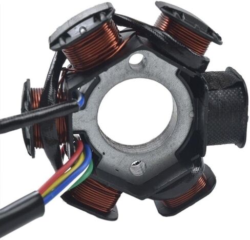 Left Side Engine Motor Case Casing Cover with 6 Coil Magneto Stator for 50cc 70cc 90cc 110cc 125cc Dirt Bikes ATV Go Kart Pit Bike Quad 4 Wheeler Dune Buggy Taotao Coolster SSR in Saudi Arabia