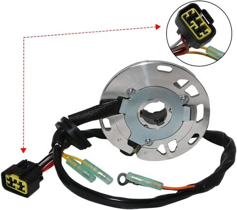 Generator Magneto Stator Coil for OEM：21003-1394 21003-0021 for Kawasaki KX125 2003-2005 for Kawasaki KX125 KX125-M1 2003 for Kawasaki KX125 KX125-M2 2004 for Kawasaki KX125 KX125-M3 2005 in Saudi Arabia