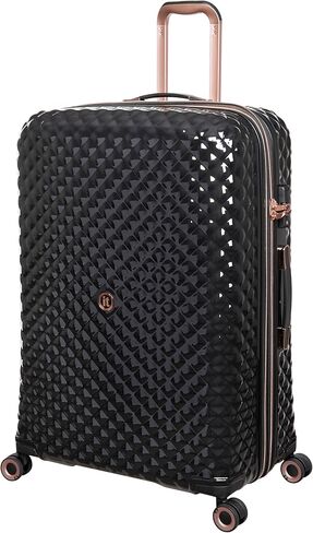 it Luggage Glitzy 31 بوصة قرص صلب ذو 8 عجلات قابلة للتوسيع، أسود in Saudi Arabia