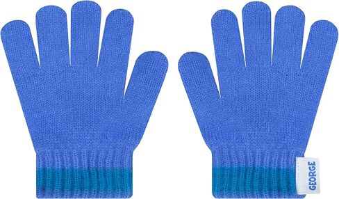 Peppa Pig Hat And Gloves For Boys, George Pig Kids Winter Hat Set, George Boys' Hats & Caps Set, One Size Blue in Saudi Arabia