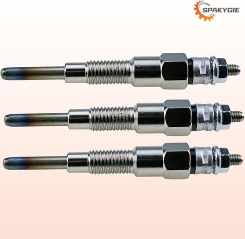 3X Glow Plug 16851-65510 for Kubota B/BX Series GR2100 RTV900 KX61-2 ZD18 in Kuwait