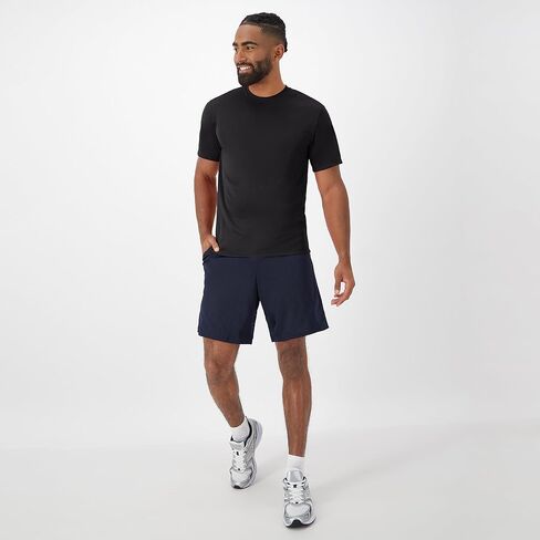 تي شيرت Hanes رجالي Cool Dri Performance، تي شيرت قصير الأكمام ماص للرطوبة، حماية من الأشعة فوق البنفسجية 40+، 2 أو 5 قطع in Kuwait