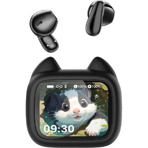 MINISO MS102 AI Translator Earbuds, 3-in-1 Translation Earbuds in Real Time Support 135 Languages, Audifonos Traductores Inglés Español, Bluetooth 6.0 Translating Device for Travel Business Learning in Saudi Arabia