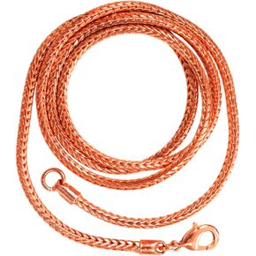 Pure Copper Snake Chain Necklace for Men & Women, Heavy Solid Copper Statement Jewelry Gift, Multiple Lengths (16–26 Inch) in Kuwait
