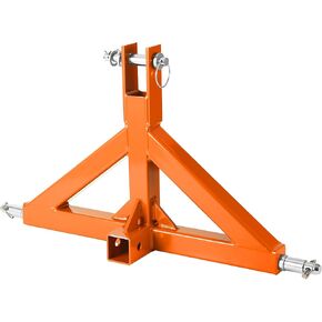3 Point Hitch Receiver 2" with Towing Ball Mount and Hook - 10,000LB Capacity - Category 1 Quick Attach Adapter for Tractor Implements - Compatible with Kubota, Kioti, BX, Yanmar in Kuwait