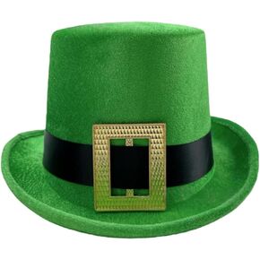 قبعة يوم القديس باتريك، قبعة رأس الجني الخضراء، قبعة شامروك خضراء مخملية من أجل هدايا الحفلات التنكرية للقديس باتريك in Kuwait