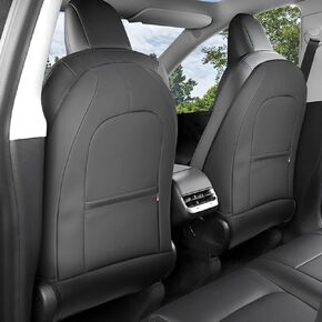 Seat Back Kick Protector Designed for Tesla Model Y/3/X/S Accessories(Includes 2025 Model Y & 2024-2025 Model 3 Highland) - Waterproof, Scratchproof Backseat Cover, Set of 2 in Kuwait